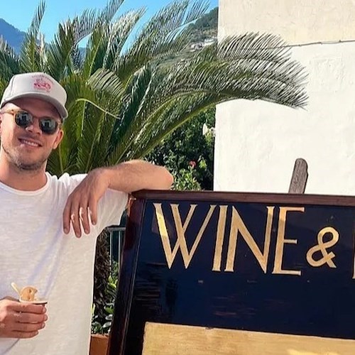 Jimmy Tatro in Costa d’Amalfi: l'attore e star di Youtube in vacanza a Ravello