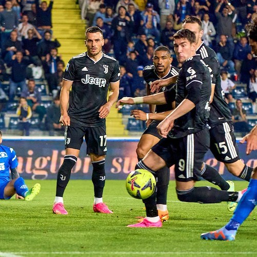 Juventus, dopo la penalizzazione arriva il ko di Empoli. Allegri: «Crollo mentale normale dopo stagione surreale»