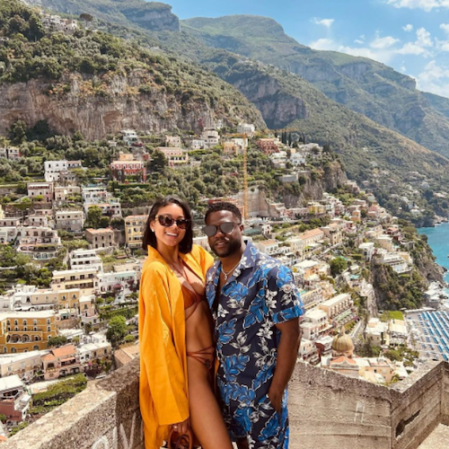 Kevin Hart si rilassa a Positano, per l'attore di Scary Movie e Jumanji shopping da Casa Mastro / FOTO 