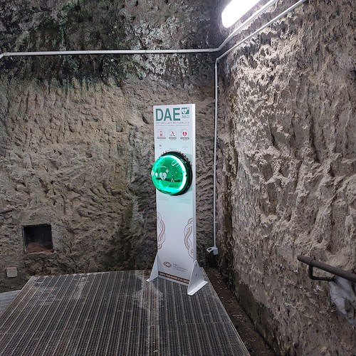 Defibrillatore al Parco Archeologico di Ercolano<br />&copy; Parco Archeologico di Ercolano