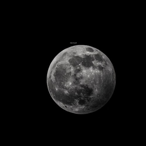 L'eclissi di luna fotografata a Positano da Fabio Fusco
