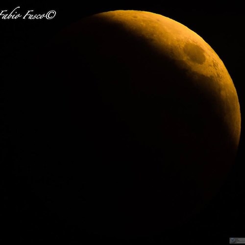 L’Eclissi di Luna in Costa d’Amalfi nelle meravigliose foto di Fabio Fusco