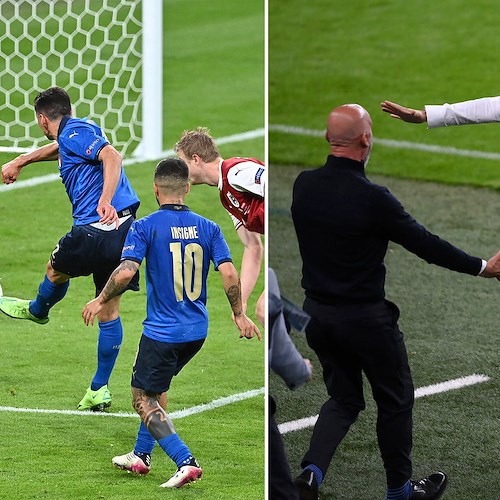 L'Italia raggiunge i quarti di finale battendo l'Austria 2-1 ai supplementari