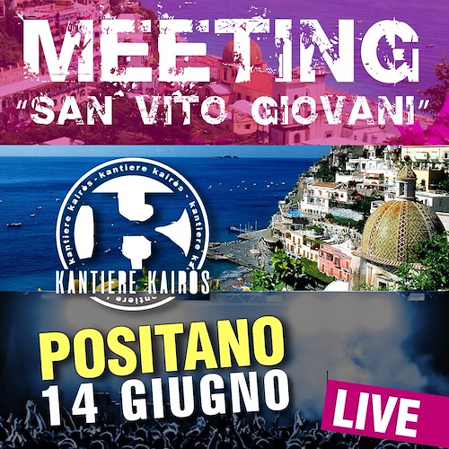 La band Kantiere Kairòs a Positano, in Costiera amalfitana: venerdì 14 giugno concerto in Piazza dei Racconti per il meeting “San Vito giovani”