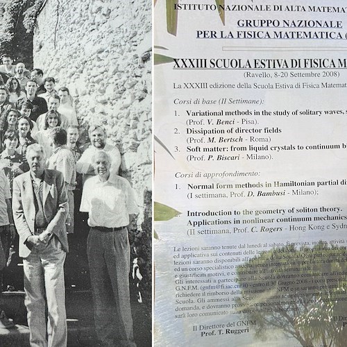 A sinistra la foto ricordo del 1990, a destra il manifesto informativo del 2008<br />&copy; Archivio Sunland Viaggi e Turismo