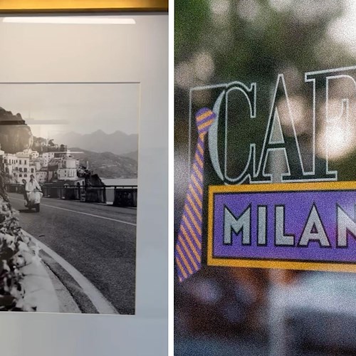 La Costa d'Amalfi al Cafe Milano di Dubai evocata dallo scatto di Emanuele Anastasio