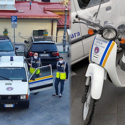 La Guardia Costiera di Cetara dona due mezzi alla Protezione Civile /Foto