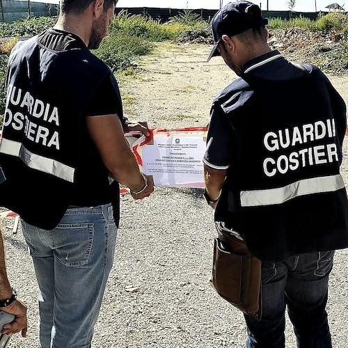 La Guardia Costiera sequestra terreno ad Ascea: era diventato deposito incontrollato di rifiuti<br />&copy; Guardia Costiera