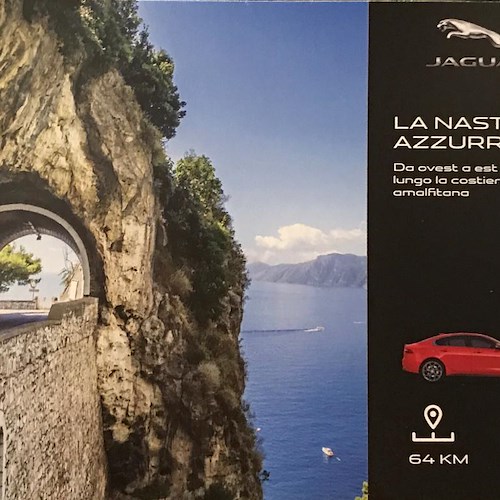 La Jaguar sceglie la SS163 Amalfitana tra le strade più belle da percorrere con la nuova berlina XE