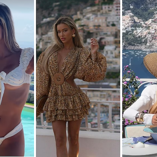 La modella Cindy Prado se la gode tra Praiano e Positano / FOTO 