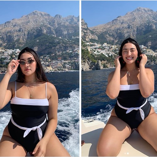 La modella curvy e star di Instagram Yumi ricorda la vacanza a Positano