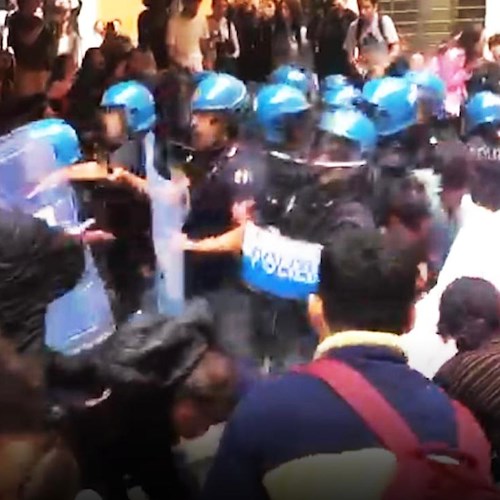 La Sapienza, scontri tra studenti e polizia. Piantedosi: "Polizia ha evitato un assalto"