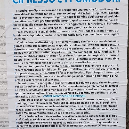 «La verginità non si riacquista con un manifesto», gli ex componenti di Civitas replicano a Cipresso