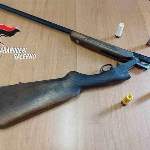 Laurito, nasconde in casa fucile con matricola abrasa: arrestato 35enne cilentano