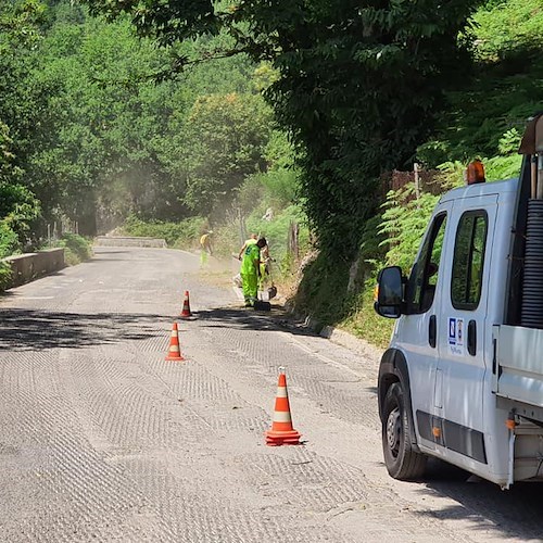 Lavori di messa in sicurezza stradale in Provincia di Salerno, a Positano interventi sulla SP 425