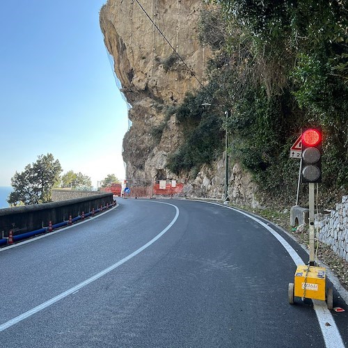 Lavori eseguiti «non a regola d'arte» per l'Anas, Ausino riapre il cantiere a Praiano /FOTO