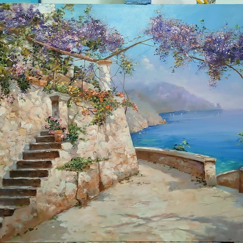 "Lights and shadows of Amalfi Coast": a Positano in mostra le opere di Raffaele Starace, artista di Vico Equense