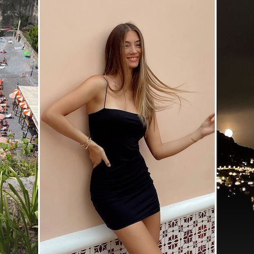 Lorena Rae torna a Positano, sole e relax per la nota modella tedesca 