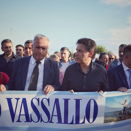 M5s, Conte nel Salernitano: prima tappa alla marcia per Angelo Vassallo, poi comizio a Salerno 