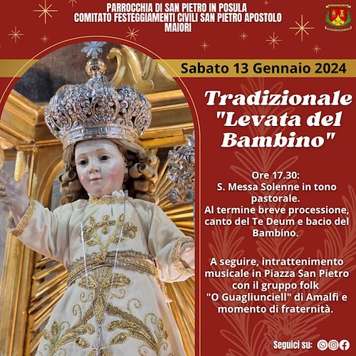 Maiori, al borgo di San Pietro torna la tradizionale Levata del Bambino<br />&copy; Parrocchia San Pietro in Posula Maiori