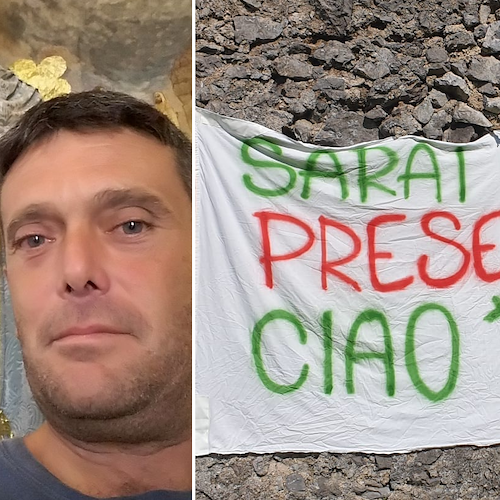 Maiori festeggia la Madonna Avvocata e ricorda Roberto Di Martino con uno striscione: «Sarai sempre presente»