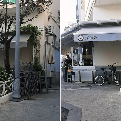 Maiori. Manca il bagno per i disabili: sospesa somministrazione ai tavoli per Cafè Marcel