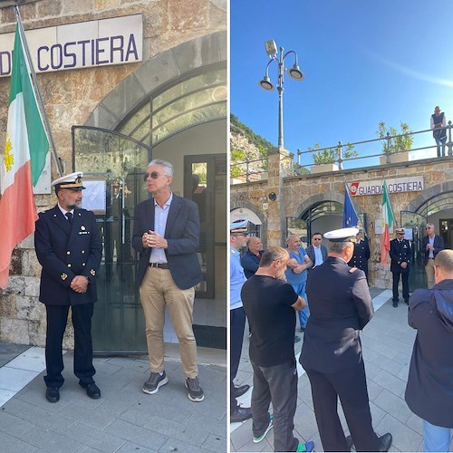 Maiori saluta il Comandante della Guardia Costiera Gennaro Spinelli<br />&copy; Con Antonio Capone