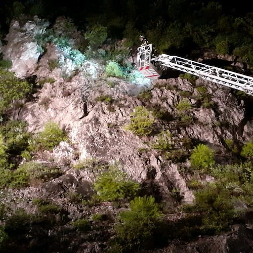 Maltempo, disagi nel sud del Salernitano: in Costa d'Amalfi smottamento a Cetara 