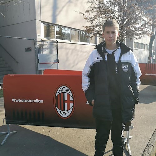 Manuel Esposito selezionato nell'Under 15 dell'A.C. Milan