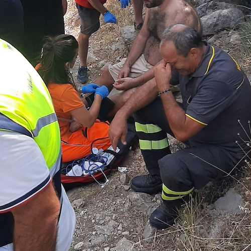 Massa Lubrense, escursionisti dispersi e disidratati salvati nella Pineta di S. Costanzo 