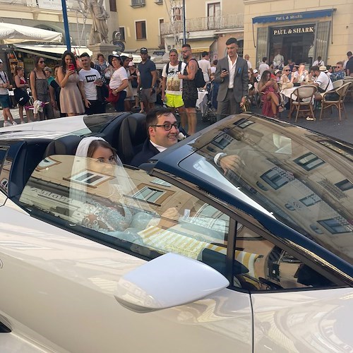 Matrimonio da favola ad Amalfi per Edgar e Suela
