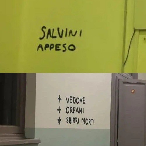 «Meloni in piazzale Loreto», «Salvini appeso»: scritte di odio al liceo Manzoni di Milano 