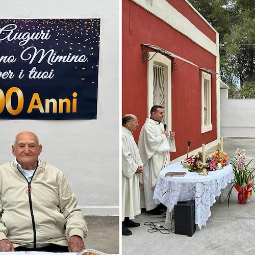 Mimmo Spagnolo compie 100 anni a Monteroni di Lecce<br />&copy; Giuseppe Spedicato