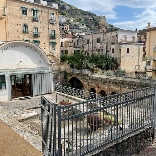 Minori, il grande mosaico pavimentale della Villa Romana torna all'antico splendore 