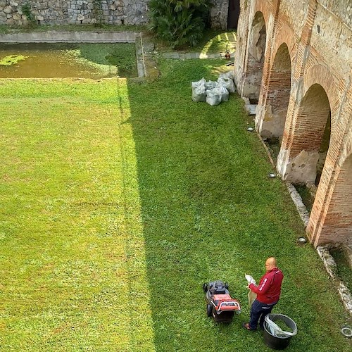 Minori, lavori di pulizia alla Villa Romana. L'amarezza del Sindaco: «Nessun riscontro dal Ministro Franceschini»