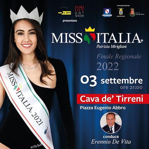 Miss Italia 2022: la finale regionale si terrà a Cava de' Tirreni 