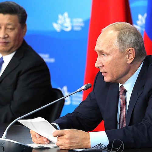 Xi Jinping e Putin<br />&copy; Commons Wikimedia