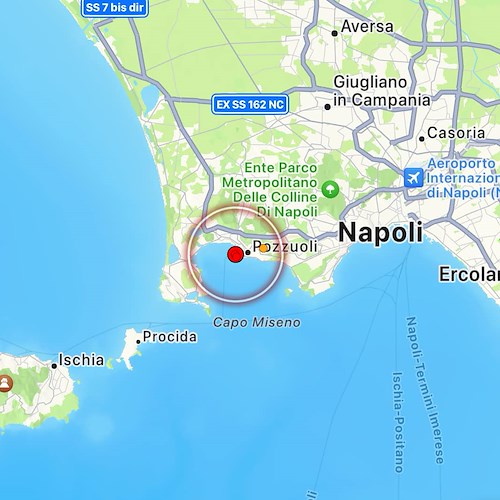 Napoli, doppia scossa di terremoto nei Campi Flegrei