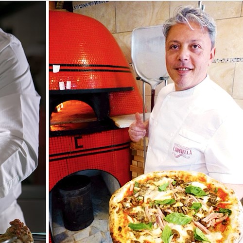 Napoli e Costa d’Amalfi, il pizzaiolo Vincenzo Esposito interpreta i piatti “stellati” di Luigi Tramontano e Cristoph Bob