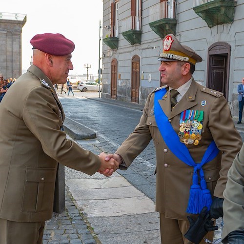 arrivo del Capo di Stato Maggiore dell'Esercito