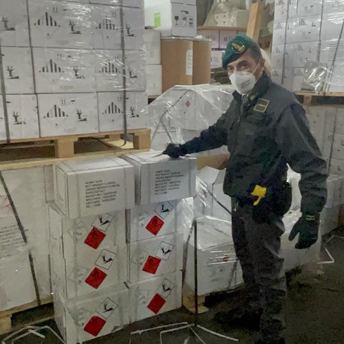 Napoli, sequestrati oltre 30 tonnellate di prodotti fitosanitari contraffatti e pericolosi per la salute