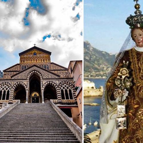 Nove anni dopo il furto la statua della Madonna del Pino torna ad Amalfi: 19 dicembre la consegna in Cattedrale <br />&copy; La foto a destra è della Parrocchia di Amalfi