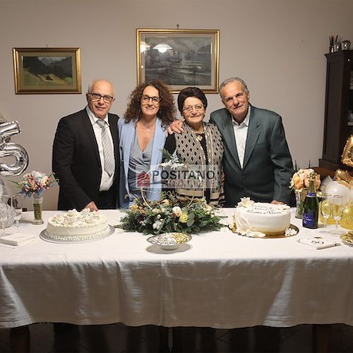 Nozze d'Oro e nozze d'Argento in casa Fusco, festa di fede al Santuario di Pompei /foto