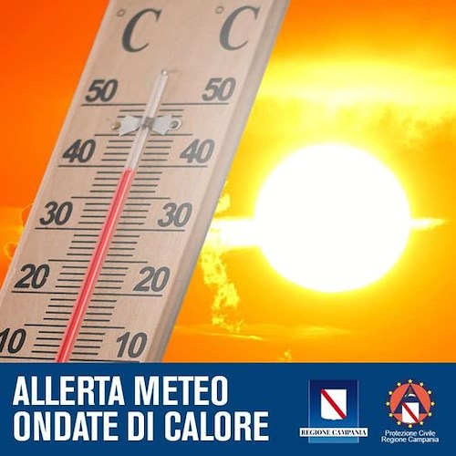 Nuova ondata di calore in Campania, da domani 2 luglio temperature al di sopra delle medie stagionali