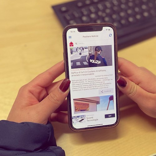 On line la nuova App di "Positano Notizie" per dispositivi Apple