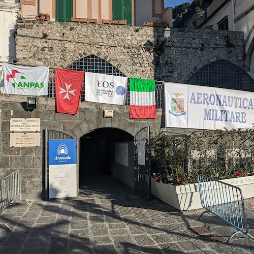 "Open Day" agli Arsenali di Amalfi in corso le vaccinazioni senza prenotazione