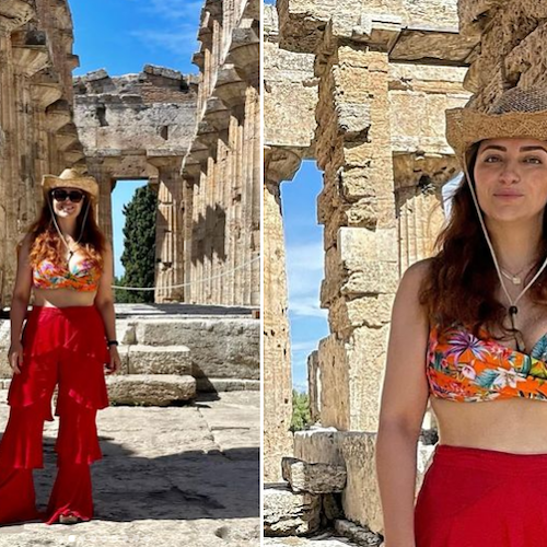 Paestum, la cantante Elisa Cipro allontanata dal parco archeologico: «Mi hanno detto di coprirmi con facce disgustate»