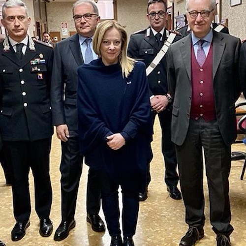 Palermo, Meloni incontra gli autori dell'arresto di Matteo Messina Denaro 