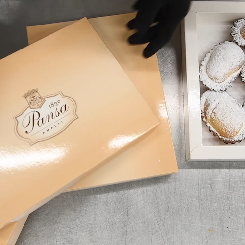 Pansa presenta il Pasticciotto al Limone di Amalfi a “Dolci in Viaggio”, progetto di 50 Top Italy e Caputo /VIDEO