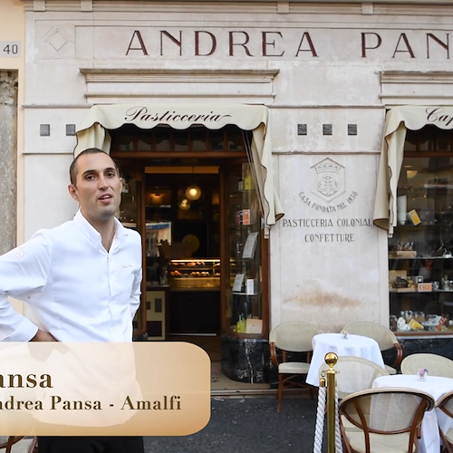 Pansa presenta il Pasticciotto al Limone di Amalfi a “Dolci in Viaggio”, progetto di 50 Top Italy e Caputo /VIDEO